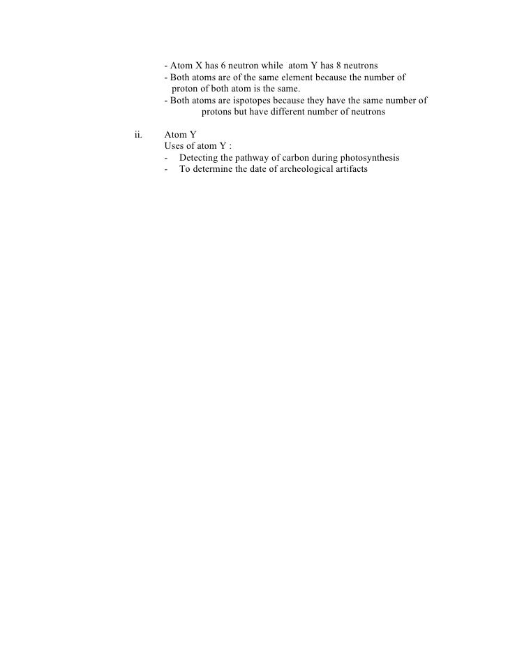 structure of an atom essay